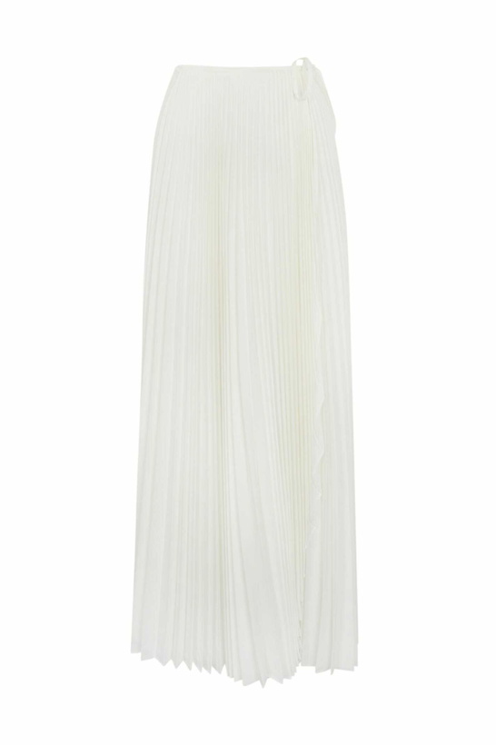 Photo: TwinSet Pleated Skirt In Crepe De Chine