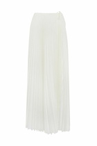 TwinSet Pleated Skirt In Crepe De Chine