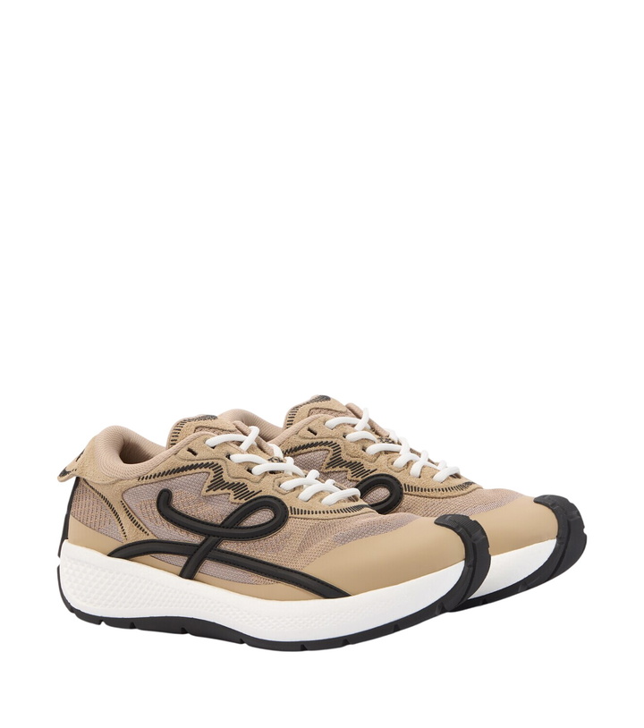 Photo: Loewe Pogo suede-trimmed sneakers