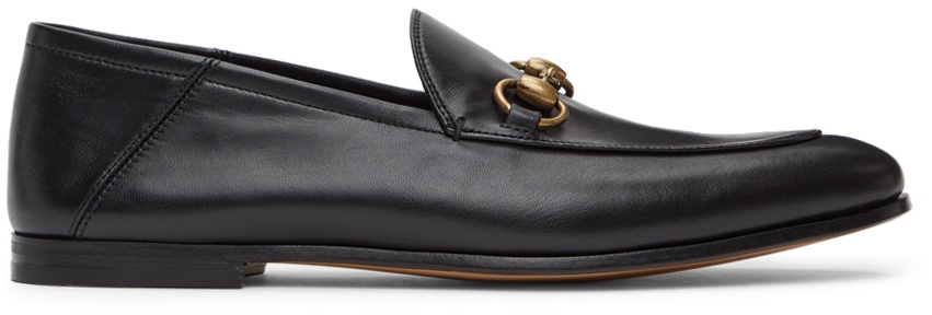 Photo: Gucci Black Leather Horsebit Loafers