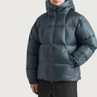 Goldwin Men's Crystalite Down Parka Jacket in Pewter