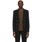 Balmain Black Six Button Jacket