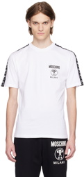 Moschino White Jacquard T-Shirt