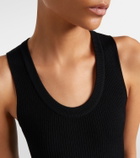 Alaïa Ribbed-knit bodysuit