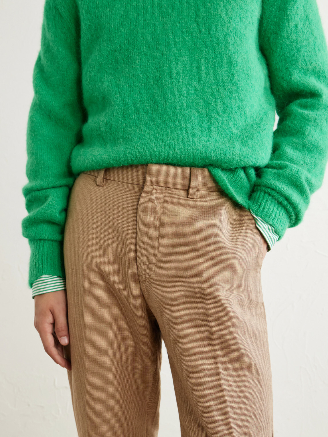 Polo Ralph Lauren - Straight-Leg Cotton and Linen-Blend Trousers - Brown