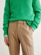 Polo Ralph Lauren - Straight-Leg Cotton and Linen-Blend Trousers - Brown