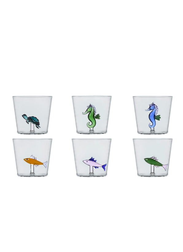 Photo: Ichendorf Milano Set Of Six Marine Garden Tumblers