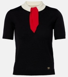 Valentino Maglia VLogo wool-blend sweater