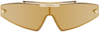 Versace Gold Shield Sunglasses