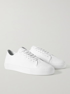 SID MASHBURN - Perforated Leather Sneakers - White