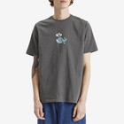 Pop Trading Company Men's Whale T-Shirt in Charcoal