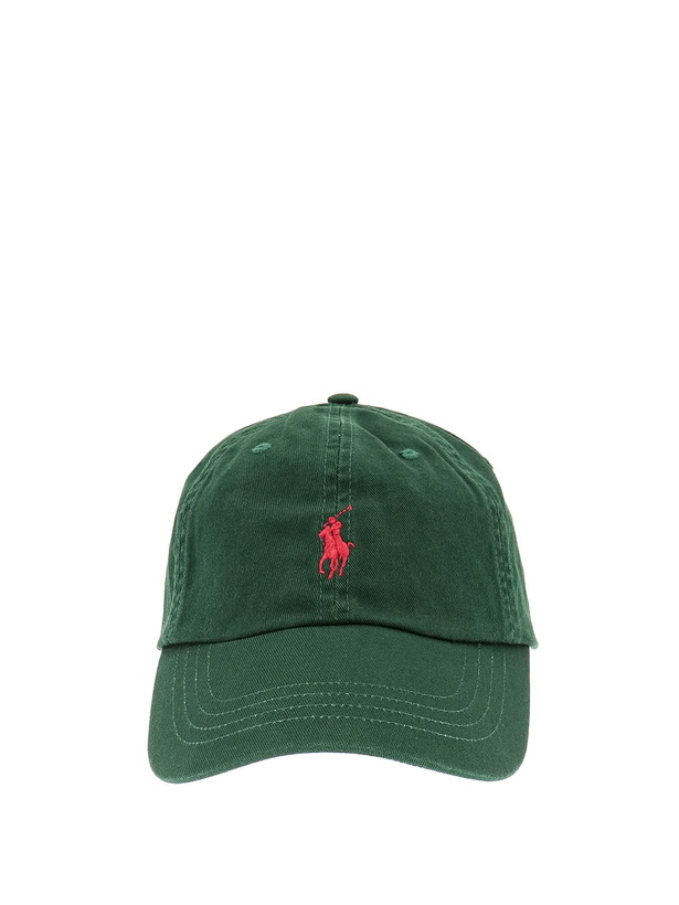 Photo: Polo Ralph Lauren Dark Green Baseball Cap With Contrasting Pony