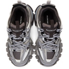 Balenciaga Grey and White Track Sneakers