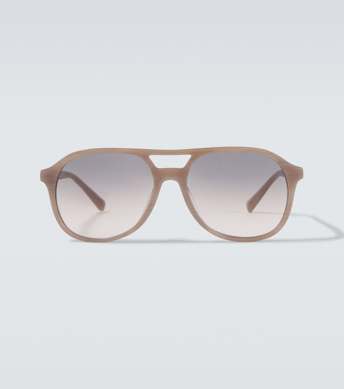 Brunello Cucinelli Logo aviator sunglasses