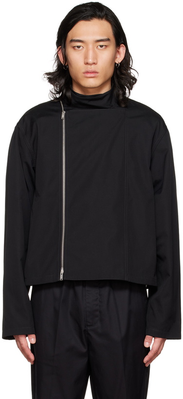 Photo: Jil Sander Black Blouson Jacket