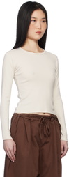 Gil Rodriguez Off-White Bellevue Long Sleeve T-shirt