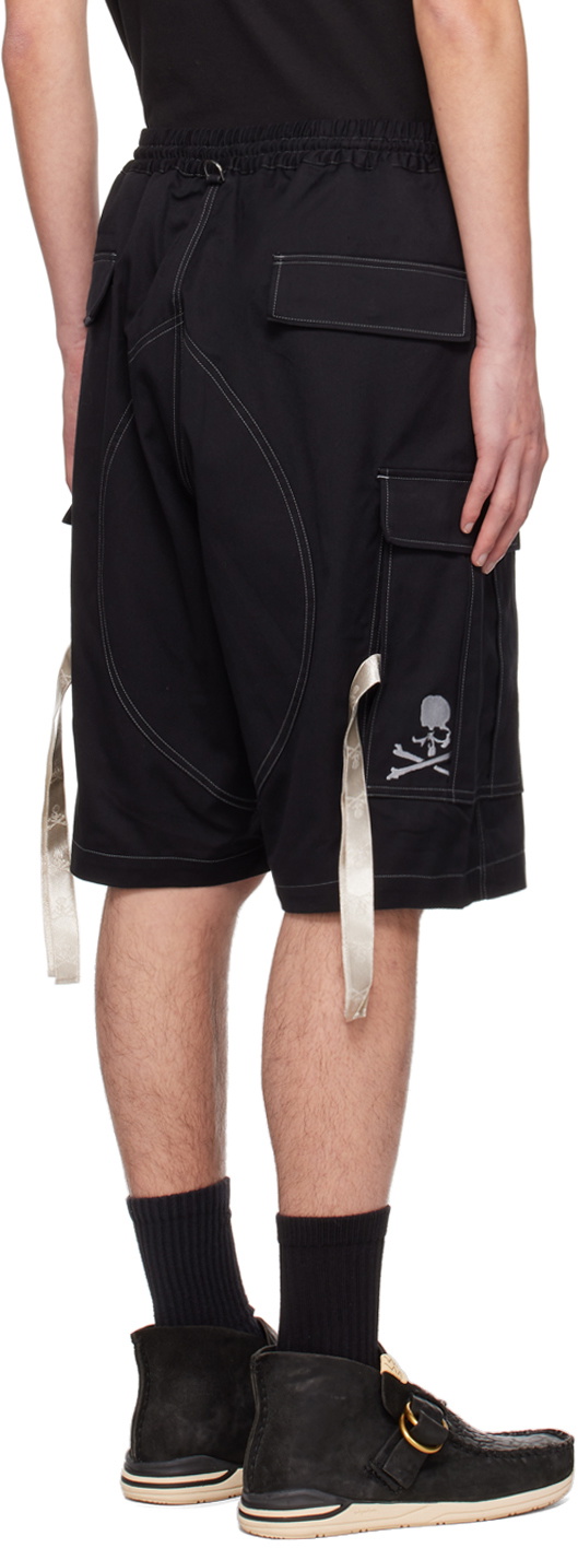 mastermind JAPAN Black Cargo Shorts