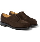 J.M. Weston - Goodyear&reg;-Welted Suede Derby Shoes - Men - Dark brown