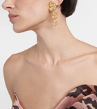 Zimmermann Bloom embellished drop earrings