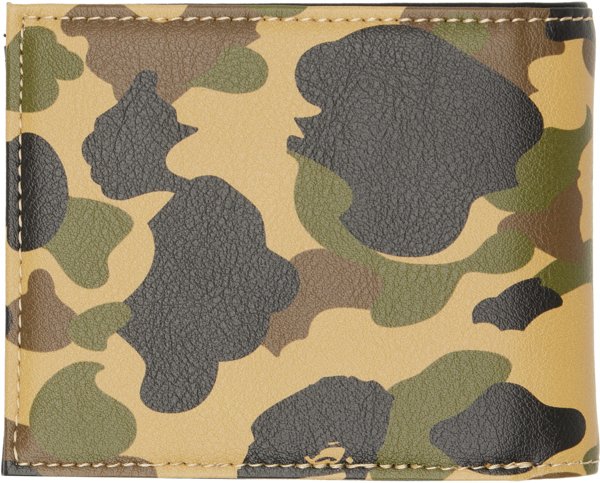 BAPE Khaki 1st Camo Mini Wallet