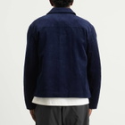 Percival Men's Cord Overshirt in Navy