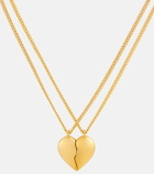 Balenciaga Lovelock Double embellished necklace