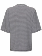 ANINE BING Bo Striped Cotton T-shirt