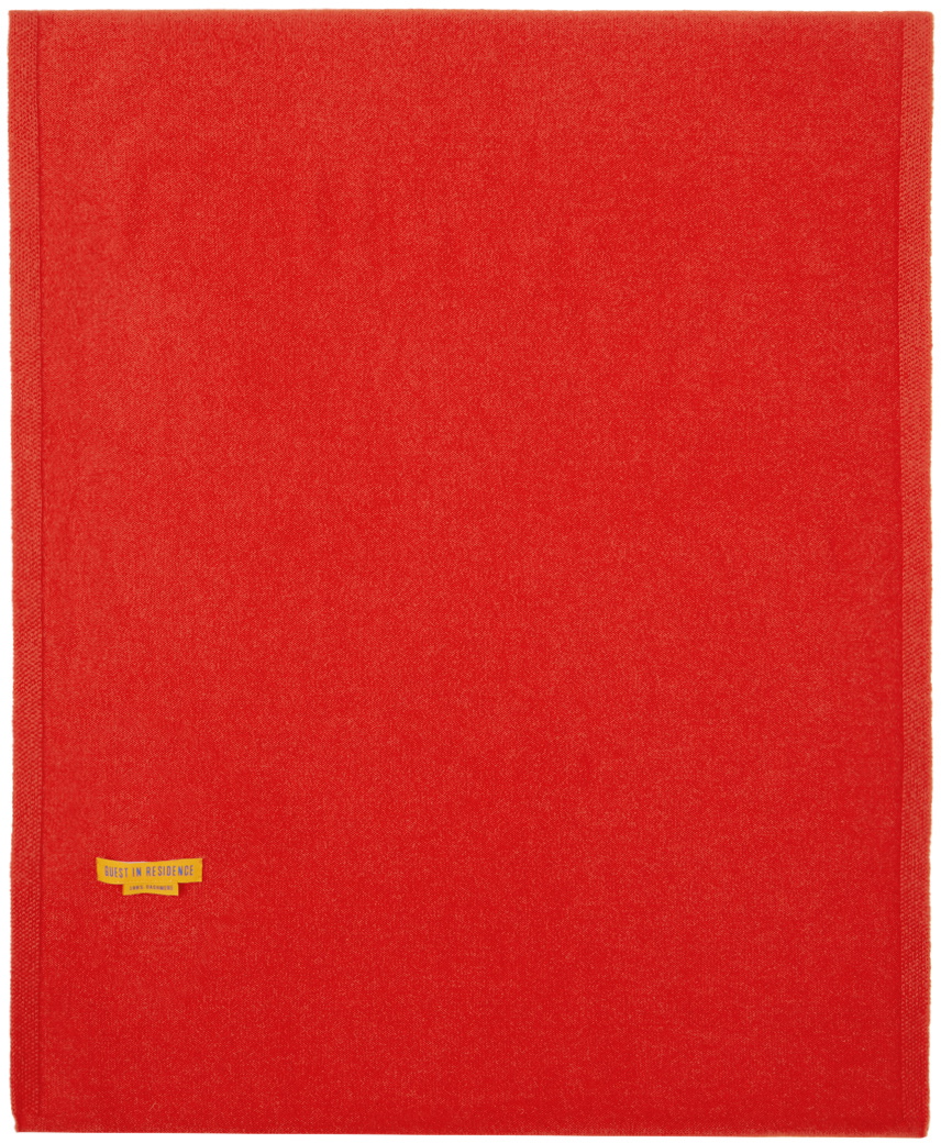 Guest in Residence SSENSE Exclusive Red 'The Big Scarf' Scarf