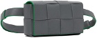 Bottega Veneta Gray Mini Cassette Belt Bag