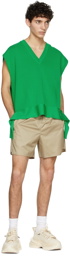 Wooyoungmi Beige Polyester Shorts