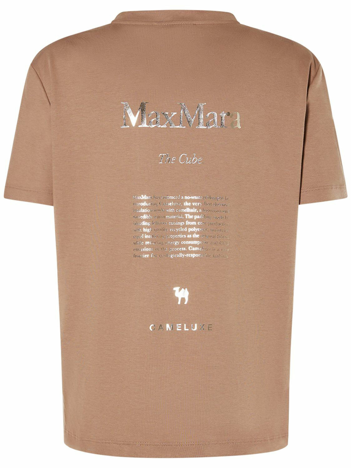 QUIETO★ 'S MaxMara コットンジャージーTシャツ 2025SS Regular-fit jersey T-shirt, black | 