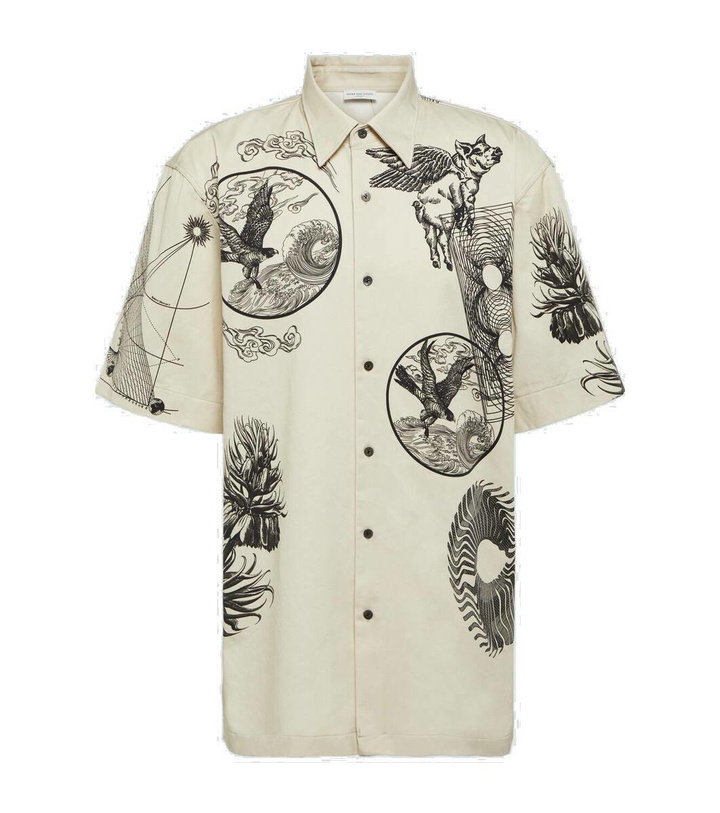 Photo: Dries Van Noten Cassidye printed cotton poplin shirt