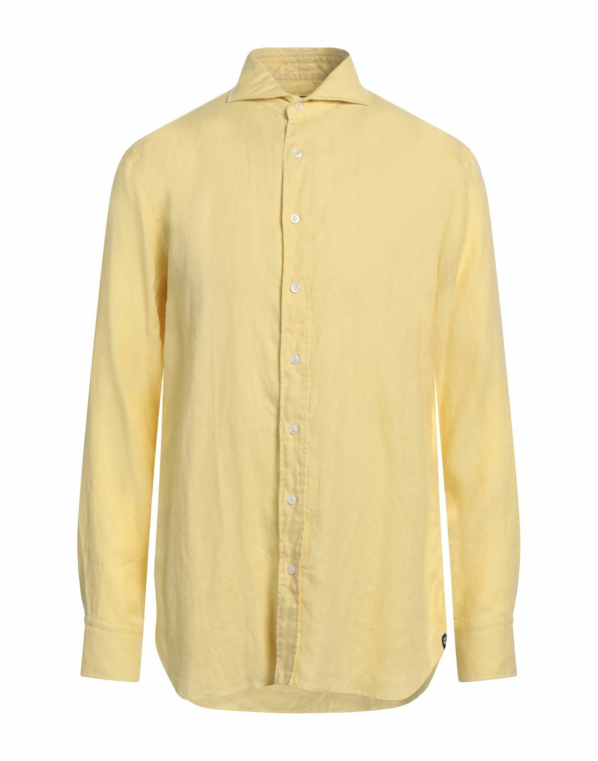 Lardini Mens Shirt in Yellow
