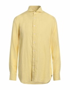 Lardini Mens Shirt in Yellow