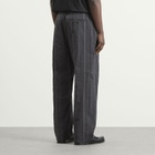 A Kind of Guise Men's Samurai Trousers in Black Chalk Stripe
