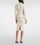 Roland Mouret Peplum bouclé jacket