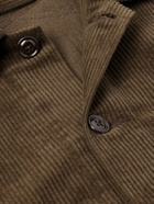 Monitaly - Fatigue 51 Cotton-Corduroy Overshirt - Brown