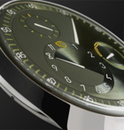 Ressence - Type 1 Slim X Limited Edition Automatic 41.5mm Grade 5 Titanium and Leather Watch - Green