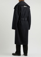 JW Anderson Belted Wool Coat Navy