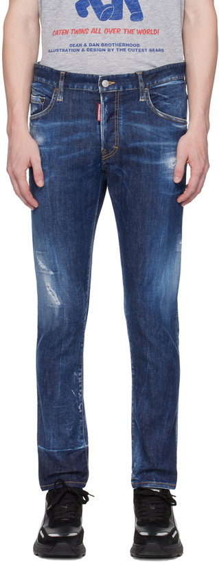 Photo: Dsquared2 Indigo Skater Jeans