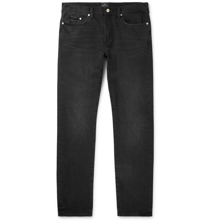 Photo: PS by Paul Smith - Slim-Fit Tapered Stretch-Denim Jeans - Men - Black