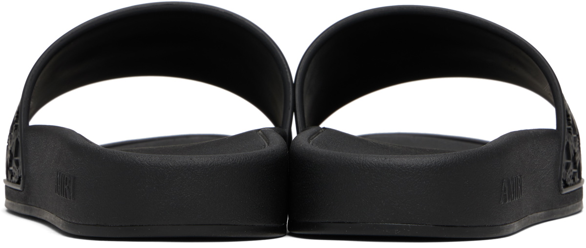 AMIRI Black MA Quad Pool Slides