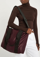Rains Mini Rubberised Tote - Burgundy - One Size