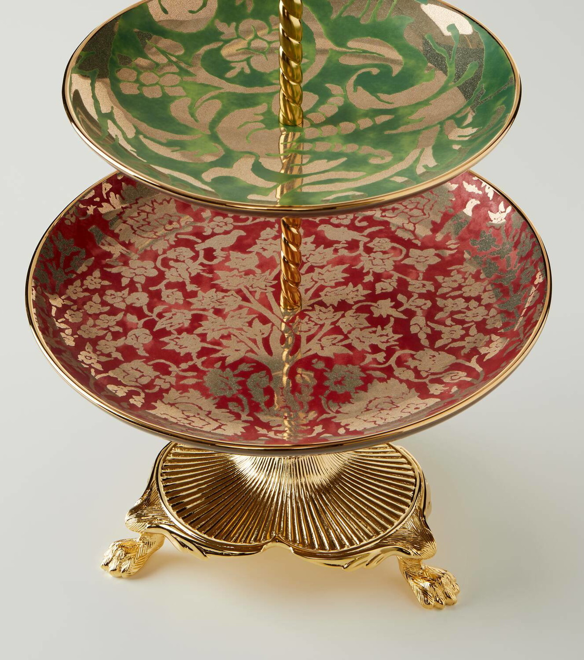 L'Objet Fortuny tiered porcelain dessert server