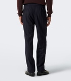 Rubinacci Striped virgin wool straight pants