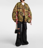 Vetements Camouflage bomber jacket