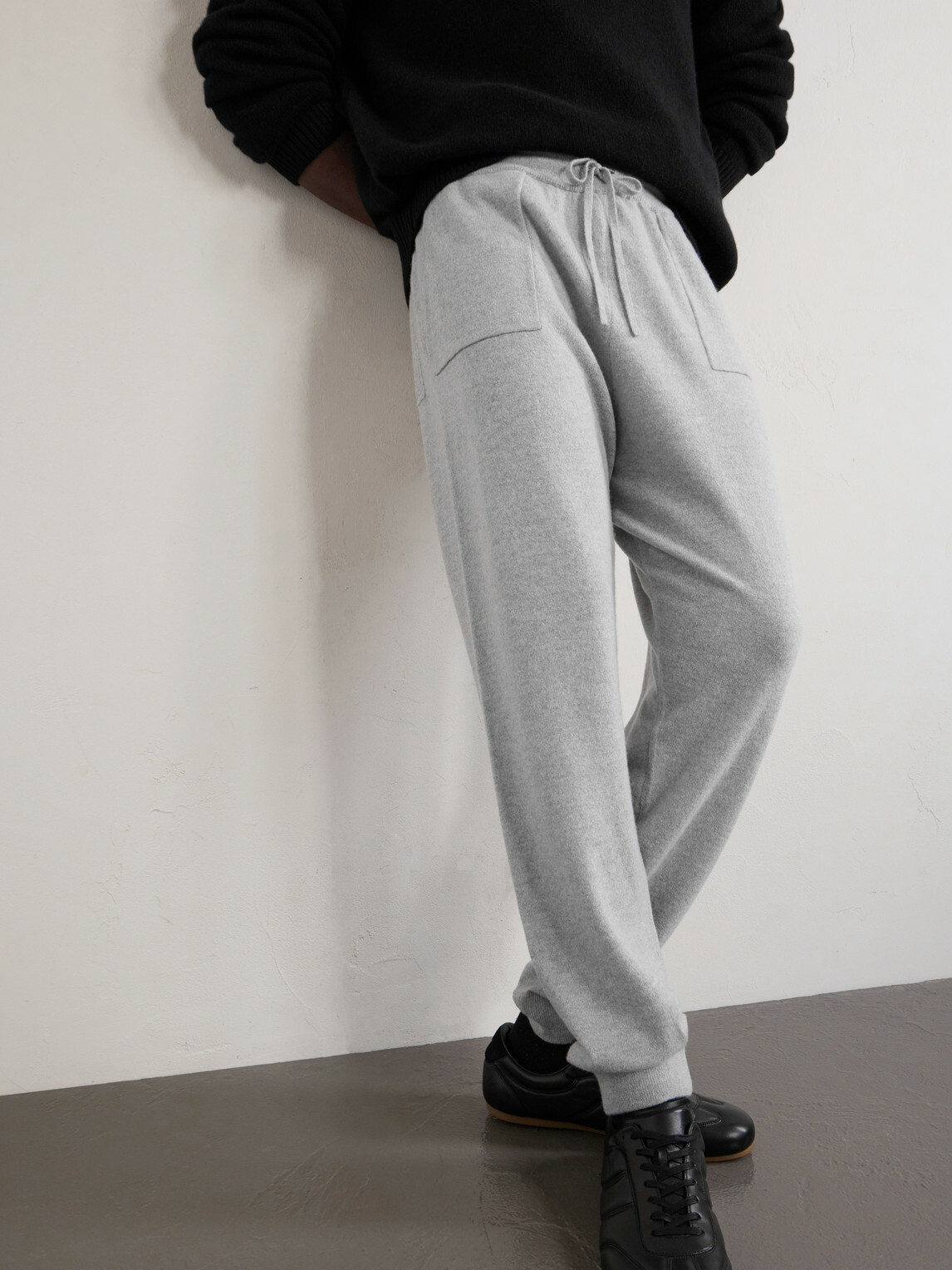 Mr P. - Tapered Merino Wool and Cashmere-Blend Sweatpants - Gray