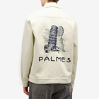 Palmes Men's Tower Zip Jacket in Off-White