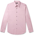 Theory - Sylvain Slim-Fit Cotton-Blend Poplin Shirt - Pink