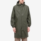Rains Men's Fishtail Parka Jacket in Green
